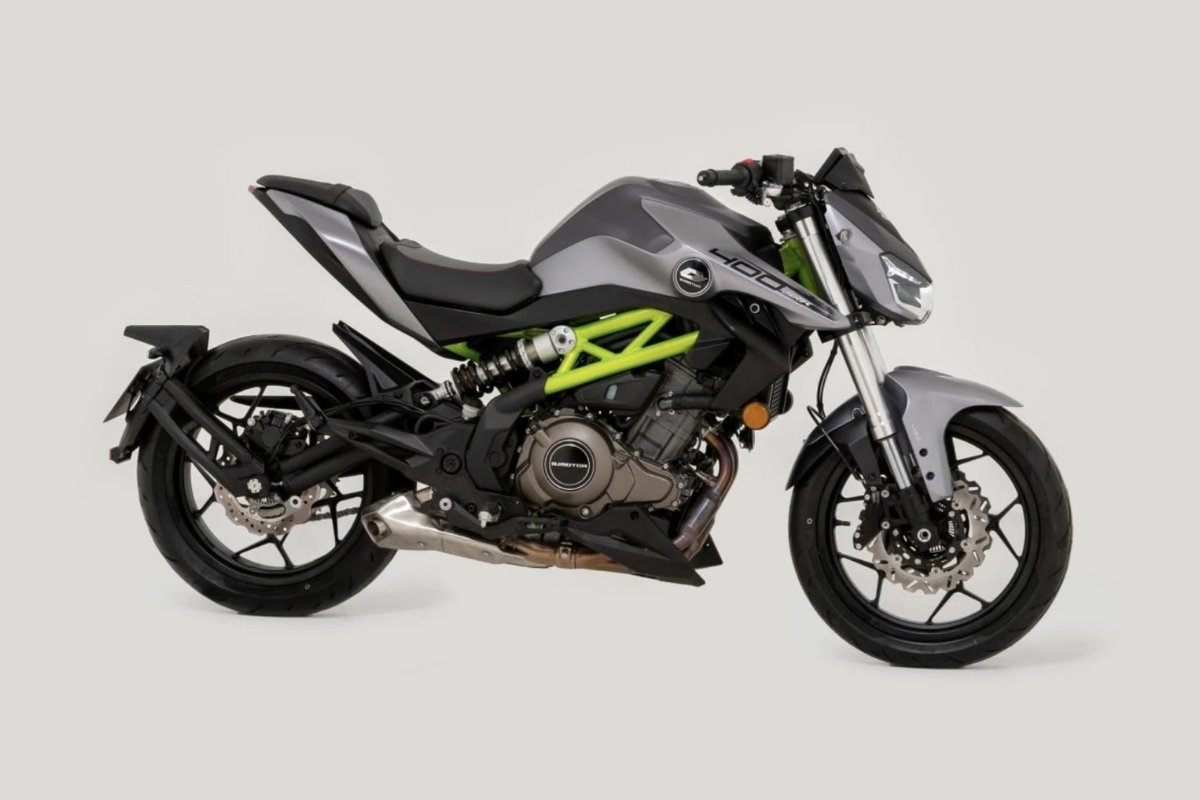 QJ Motor SRK 400 BIke Gray